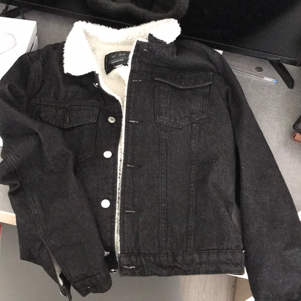 Jean fuzzy jacket